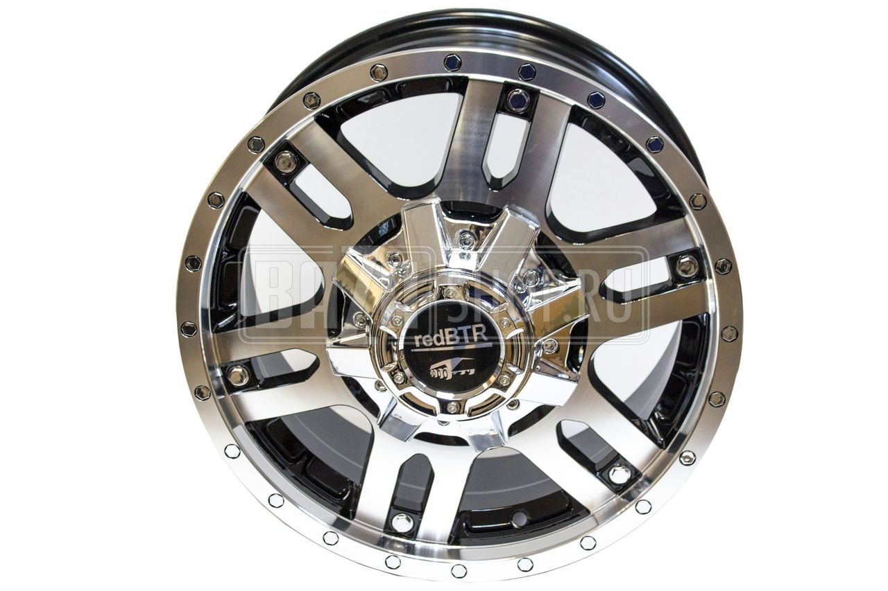 Колесный диск redBTR CITY-6 7x16/5x139.7 D108.5 ET35 черный глянцевый (с колпаком) (ЛИТОЙ) / 702676 (ЛИТОЙ)